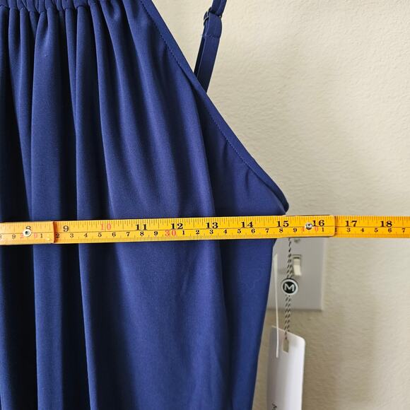 MAGICSUIT Navy Blue Parker Underwire Tummy Control Convertible Swim Dress Sz 12 - Picture 15 of 16